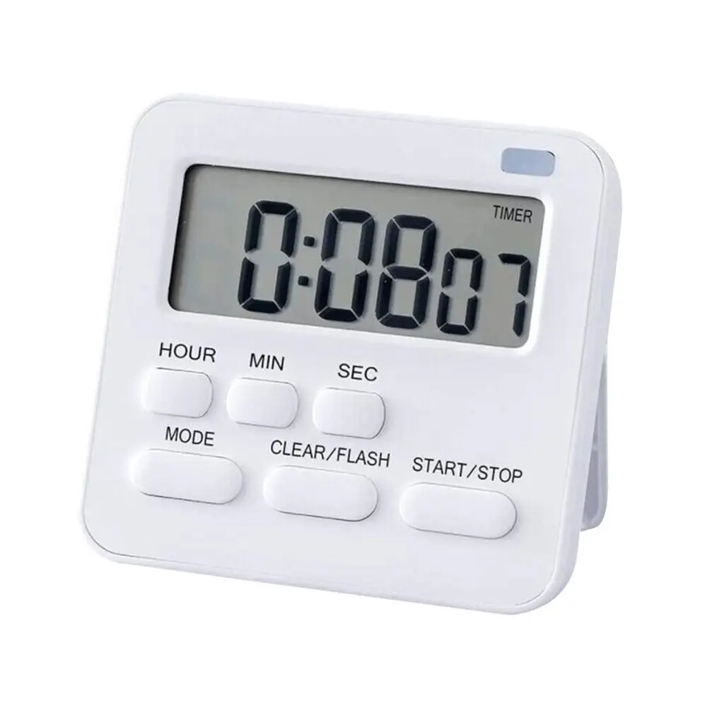 Digital LCD Display Kitchen Timer with Alarm Clock Function