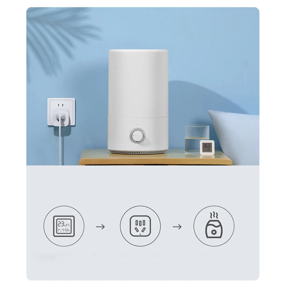 Smart Plug Electrical Socket Power Socket Smart Plug Outlet Xiaomi Mijia Smart Socket 3 WIFI Power Statistics Version Wireless Remote Control for Mihome APP