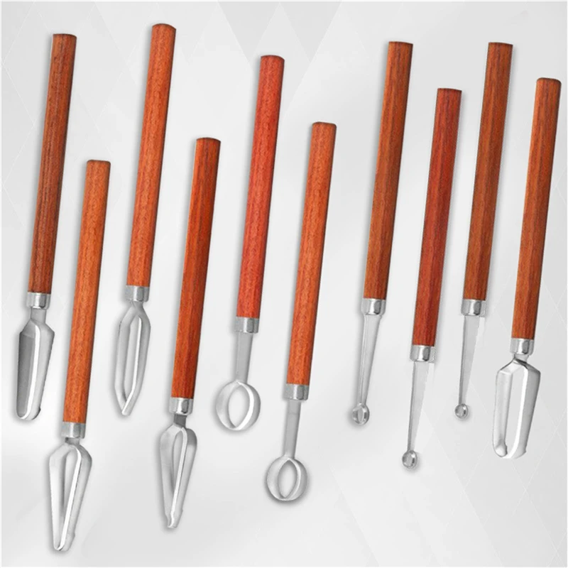 

Minimalist Pottery Clay Ceramic Trim Modeling Tool Sculpture Tool Set Finely Carved Clay Sculpture Tools Modern DIY