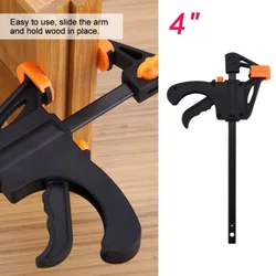 Woodworking Mini F Clamp Clip Set Hard Quick Ratchet Release Clip DIY Carpentry Joinery Clamp Hand Tool Woodworking Clamp