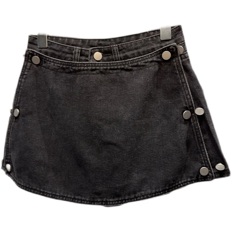 Street Hot Girl Side Buckle Skirt Fake Two-Piece Washed Denim Shorts Pantskirt Women's 2023 Summer New High Waisted Jeans Shorts