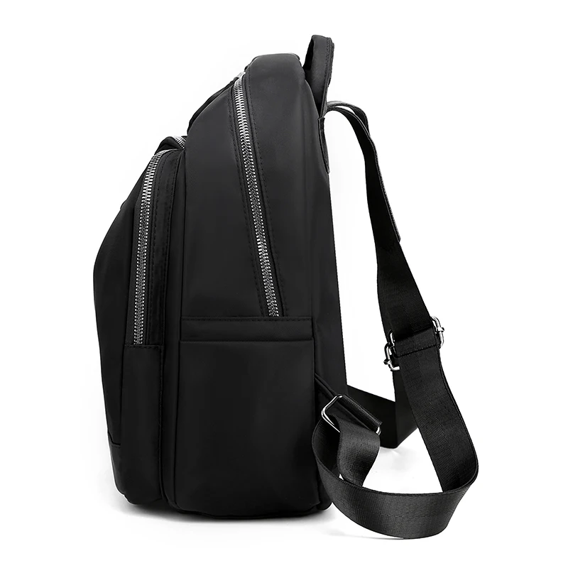 Fashionable backpack, large capacity travel bag with practical pockets - handbag, zipper closure