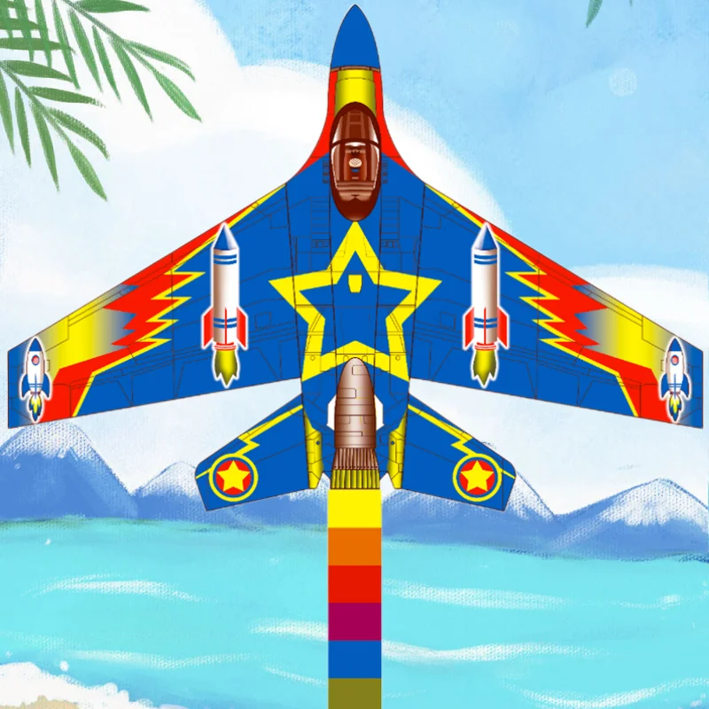 

free shipping children plane kite string line for kids fighter kite outdoor toys kites for adults professional inflatable kites