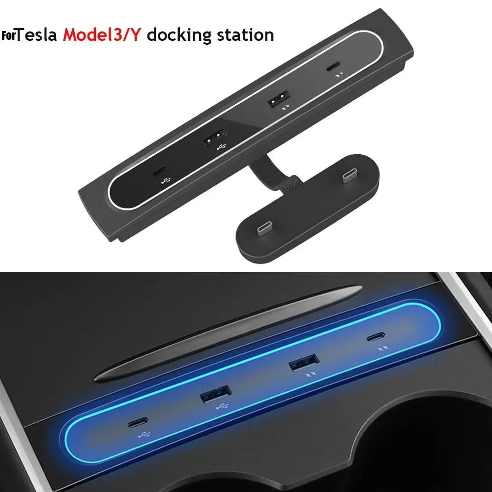 

USB-концентратор для Tesla Model 3 Y 2021 2022 27 Вт