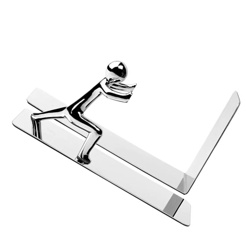 Stainless Steel Alloy Bookshelf Bookend Book Stopper Classroom Book Ends Desktop Storage Rack Office Holder School Stationery