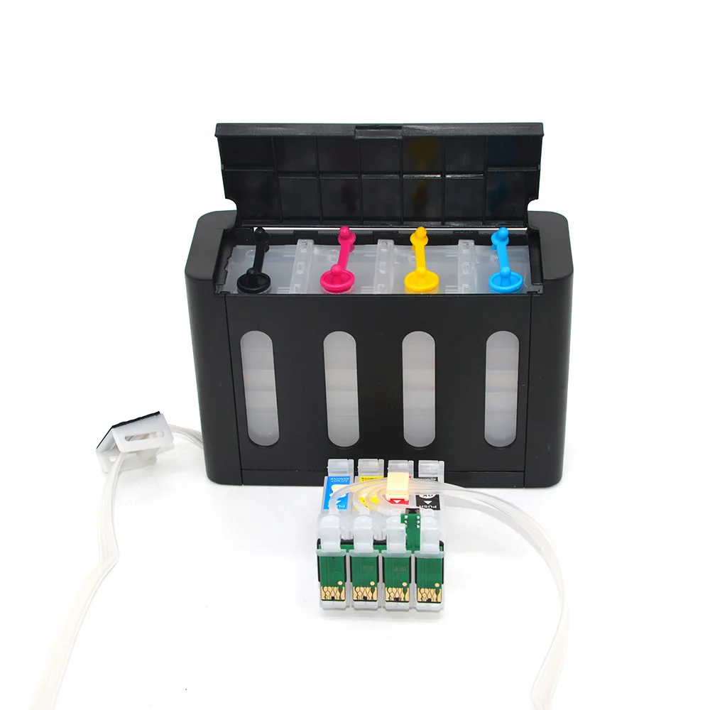 엡손 스타일러스 T40W TX600FW TX550W TX610 프린터용 콤보 리셋 칩이 있는 4색 103 T103 T1031-T1034 Ciss 시스템