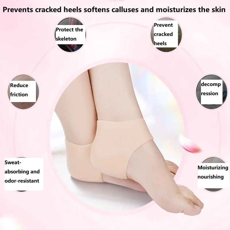 Protege Talon Back Shoes Insert Silicone Heel Protection Talon Shoe Heel Pads Repair Back for Sneakers 2pcs New HGD04 heel patch insole heel protector heel protector pads heel insoles heel cushion insole heel cushion protector heel protector patches heel grips shoe heel repair tips
