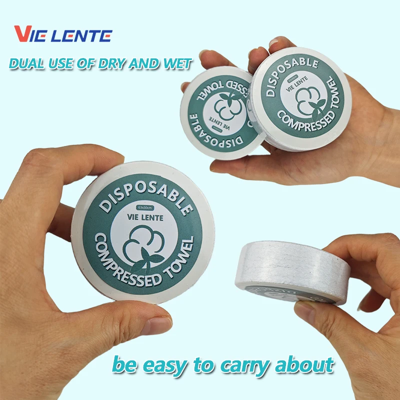 Compressed Disposable Towels (1/5/10/20 Pack) 4