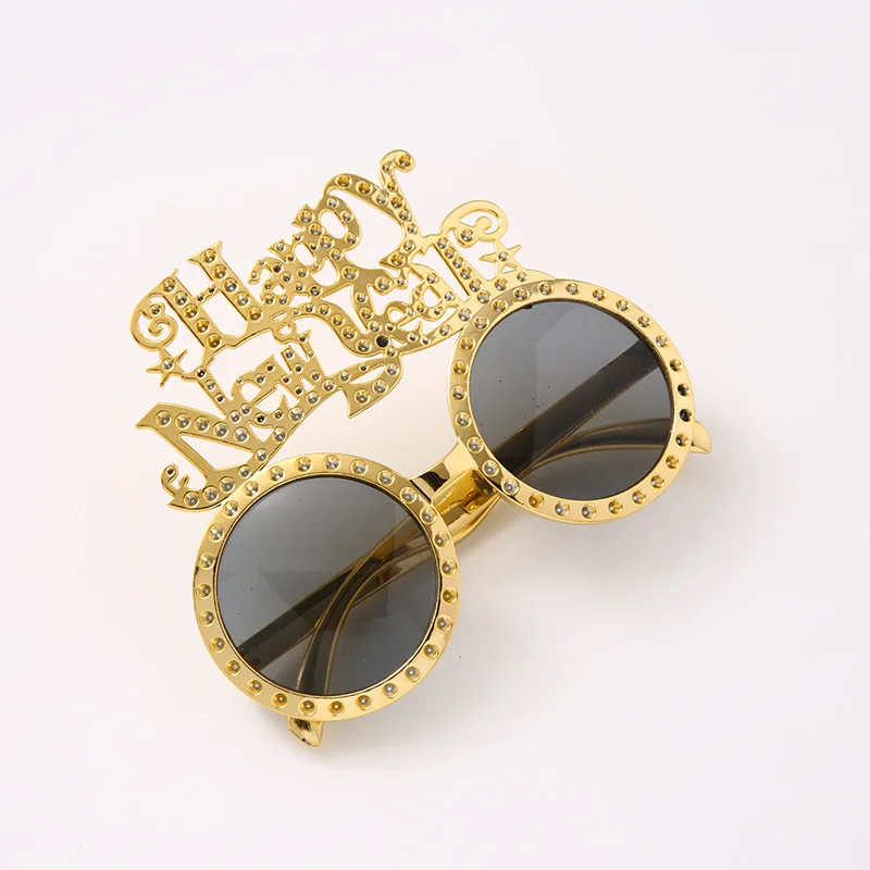 thumbnail image 1 of Gafas de feliz año nuevo 2024, marcos coloridos, accesorios para fotos, adornos navideños, regalos navideños, decoración para fiesta de Nochevieja, 1 of 4
