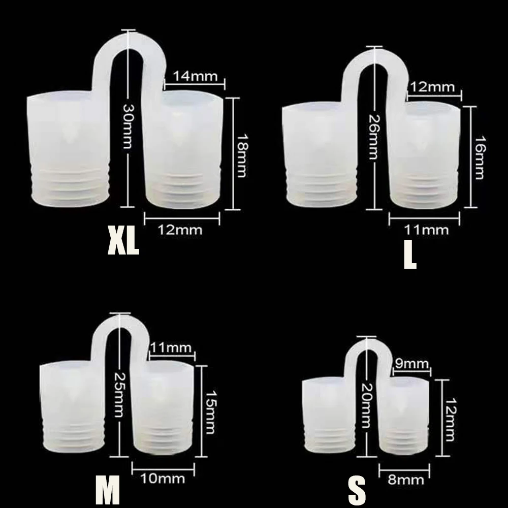Silicone Anti Snore Device Stop Snoring Nose Clip Easy Breathe Better Sleeping Aid Apnea Guard Night Device Nasal Dilator Men 5