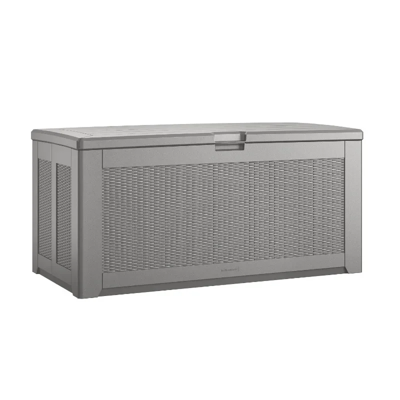 

Rubbermaid Deck Box, Extra Large, 134 Gallon, Light Grey