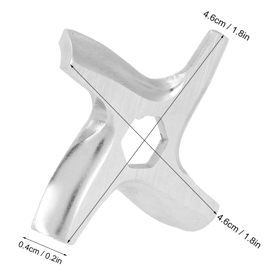 2 Lame Per Tritacarne In Acciaio Inox 5.5 Cm - Lame Di Ricambio Affilate Per Riparazione Tritacarne