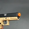 Hot Semi-alloy 1:3 Pistol Model Metal Mini G17 Toy Gun Detachable DIY Keychain Pendant Ornaments Children's Toy 6