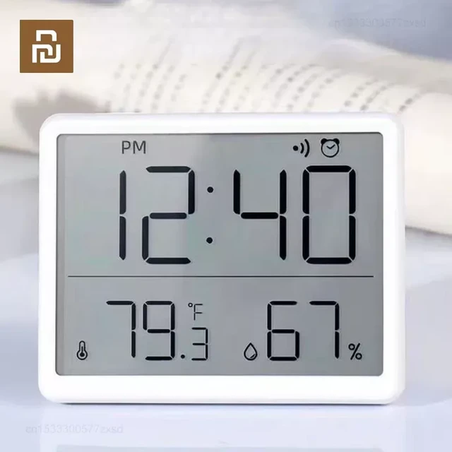 Xiaomi Mi Temperature and Humidity Monitor Clock - Electro Store