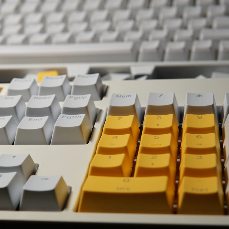 Abs Contraste Cor Keycaps para Teclado Mecânico Transmissão Duplo Tiro 108 Chaves Oem 61 87 104 Iso Layout Ansi - Imagem 5