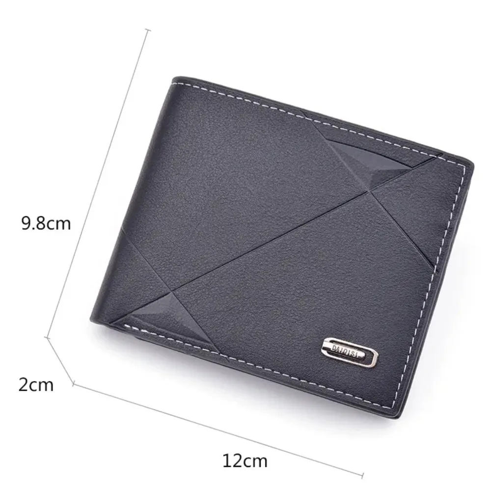 Money Clips Wallet Fashion Simple Men's Leather Multifunctional Thin Man Card Purses Women Metal Clamp