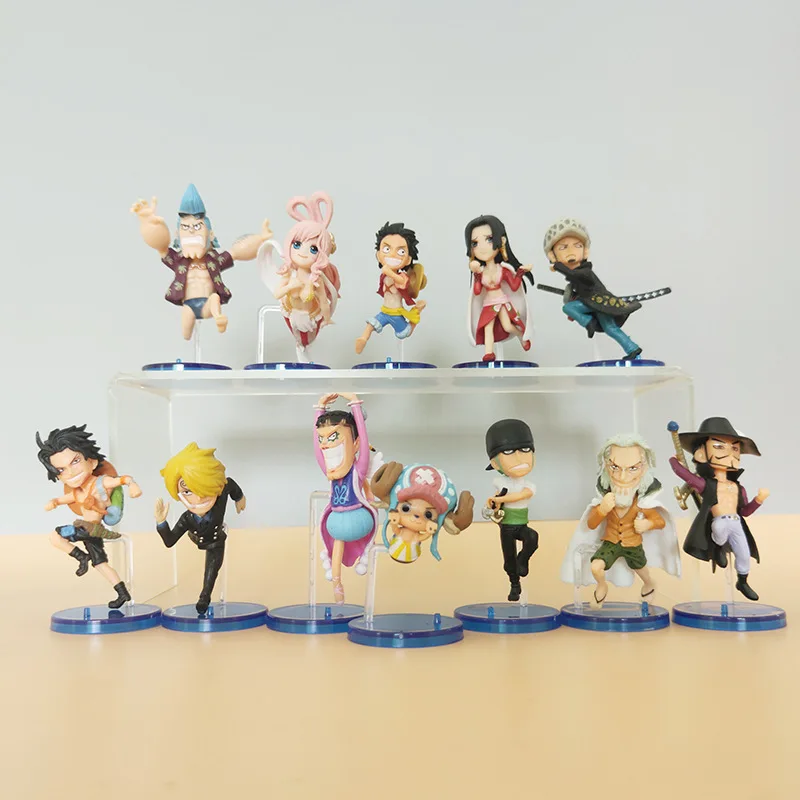 

12 шт./набор, фигурки героев аниме Luffy Zoro