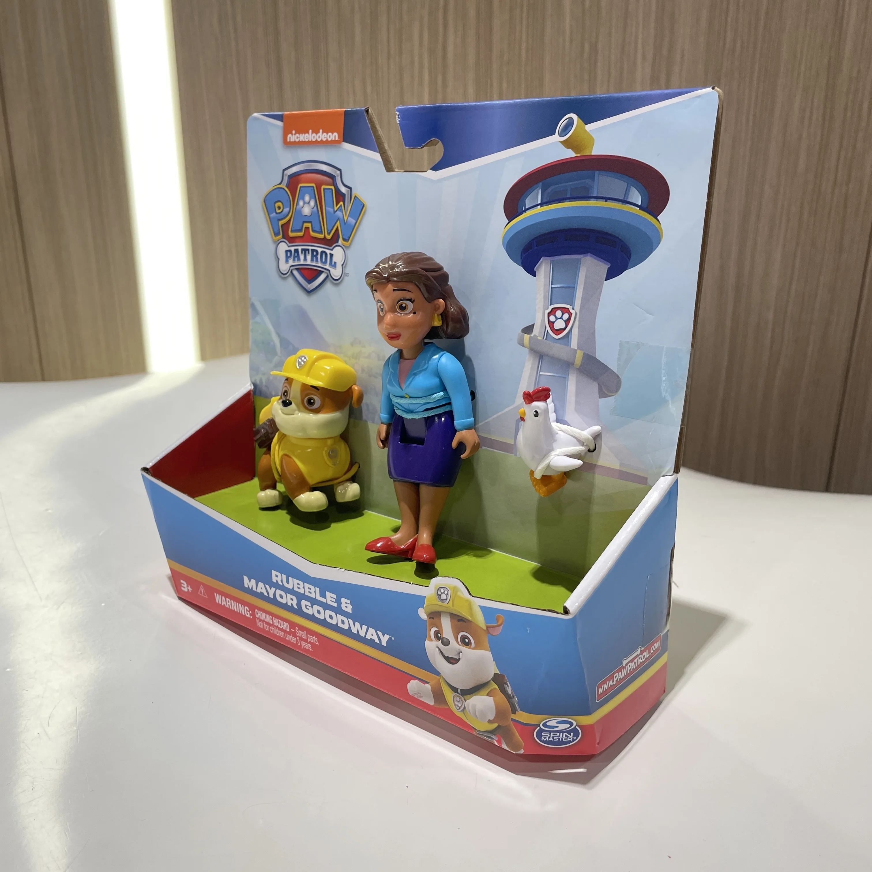 100% genuino Paw Patrol capitán turbo Mayor Goodway Chickaletta Humdinger Danny Yumi conjunto de figuras de acción niños