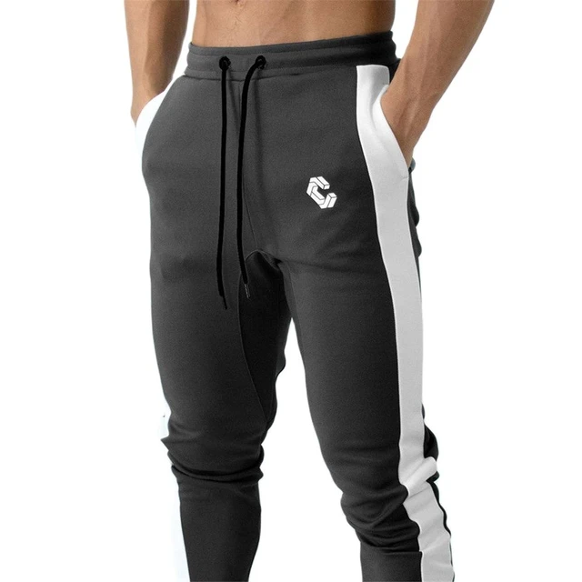 Pantalones de chándal ajustados para hombre, ropa deportiva para correr,  gimnasio, Fitness, entrenamiento, marca Crossfit, otoño - AliExpress