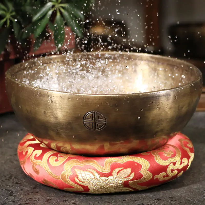 Pure Handmade Buddha Sound Bowl Planet Energy Buddha Sound Bowl Copper Chime Yoga Full Moon Ode Bowl 3