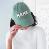 Camouflage Mama Baseball Caps For Women Adjustable Mama Mini Letter Snapback Dad Hat Cute Parent-Child Hats Boy Girl Summer Bone 4