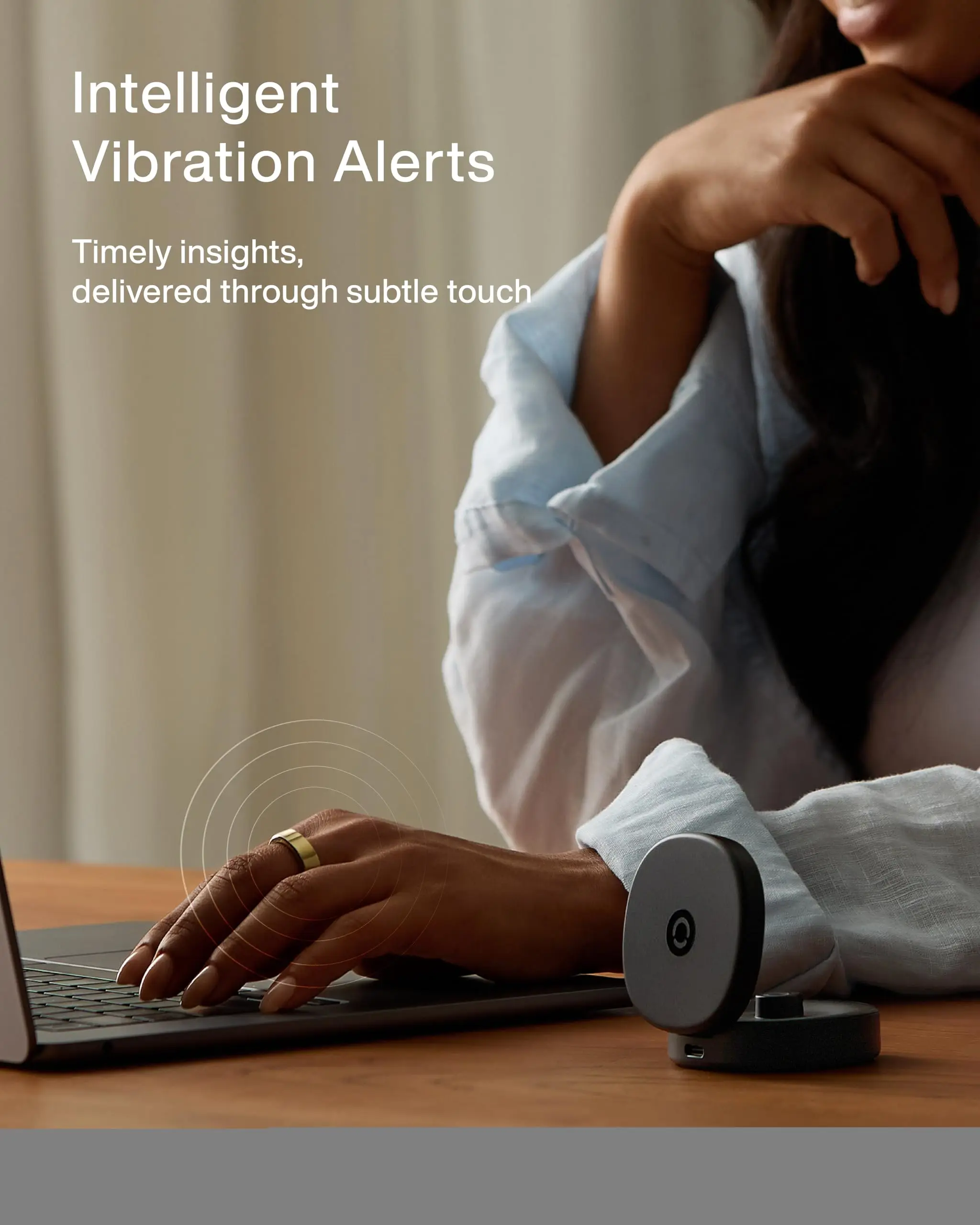 RingConn Gen 3, Smart Ring with Vascular Trends,  Vibration Alerts, Sleep, Fitness & Heart Rate, 14-Day Battery Life - 2