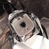 Fashion Vegan Leather Small Size Silver Backpack 90s Fashion Women Casual Korean Stylish Rivet Shiny Rhinestone Travel Daypack 2