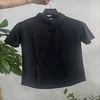 Men's Ultra-thin Two-piece Ice Silk Summer Set Two-piece Set Loose Fit Mid Sleeve T-shirt Sportswear Light Luxury Thin Quick 4