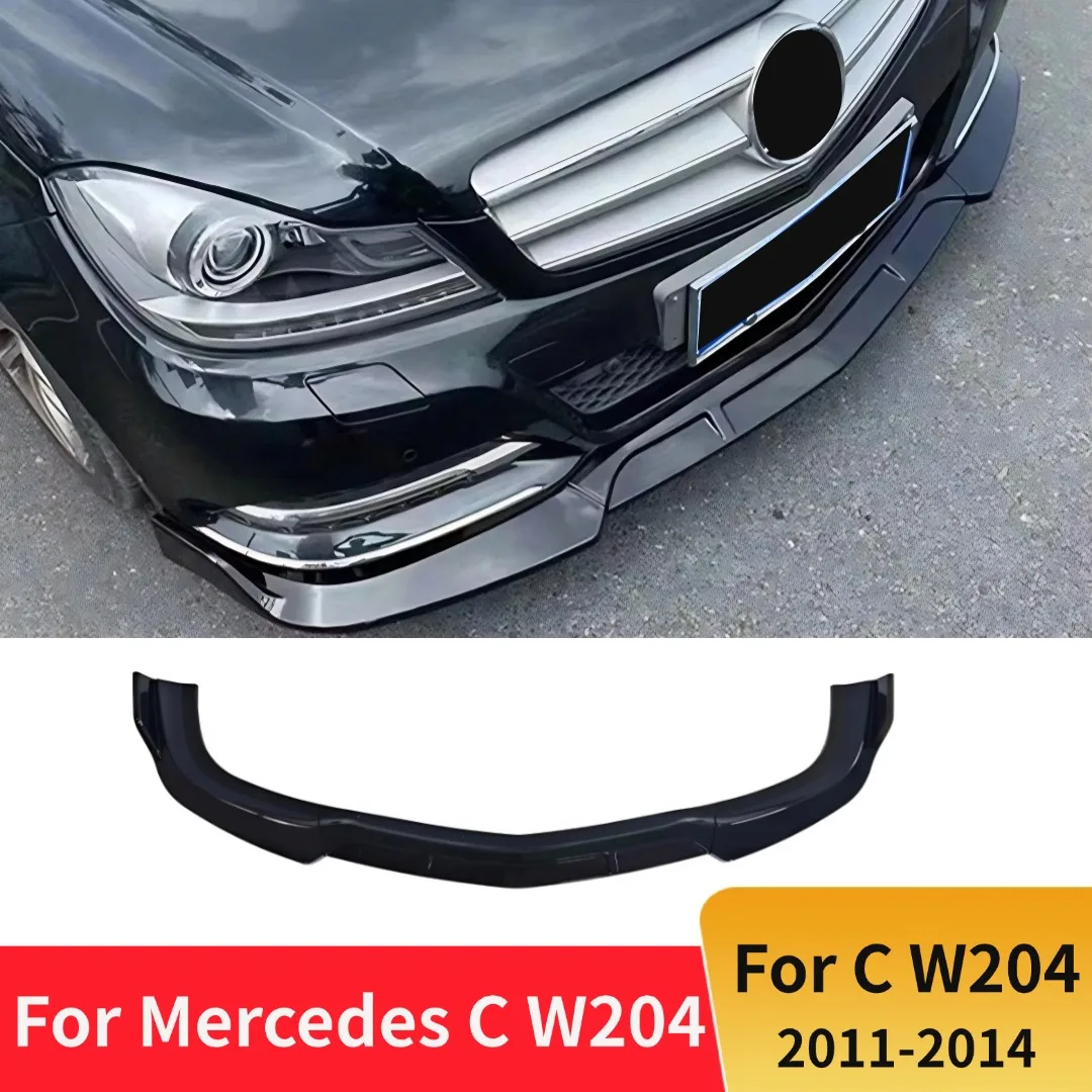 Kit de carrosserie séparateur de pare-chocs avant pour classe C W204 Facelift C63 2011-2014 – Barrages automobiles (2 Kit de carrosserie séparateur de pare-chocs avant pour classe C W204 Facelift C63 2011-2014 – Barrages automobiles (2