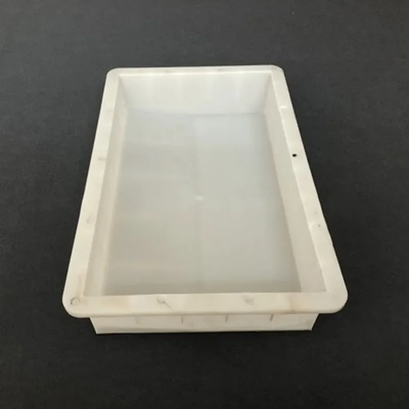 Concrete Molds Garden Path Molds Cement Antique Brick Roadside Mould Garden Path Making Stone Mold 3D Carving Anti-Slip Concrete Plastic Paving Molds 50x30x10cm