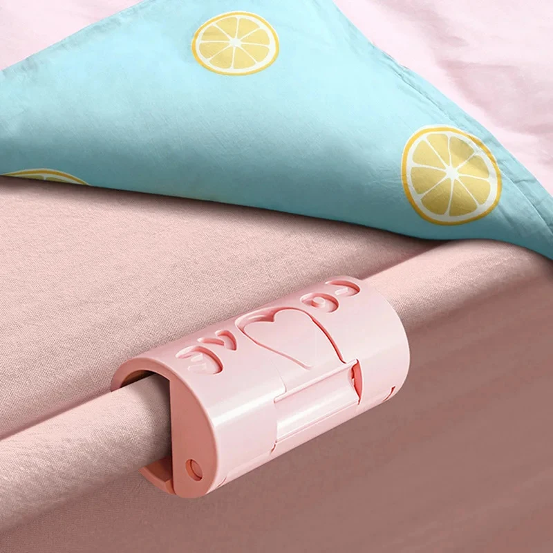 6PCS Mattress Holder Quilt Bedspread Pin Clip Plastic Non-slip Clip Bed Sheet Clip Button Bed Sheet Household Towel Clothes Peg 2