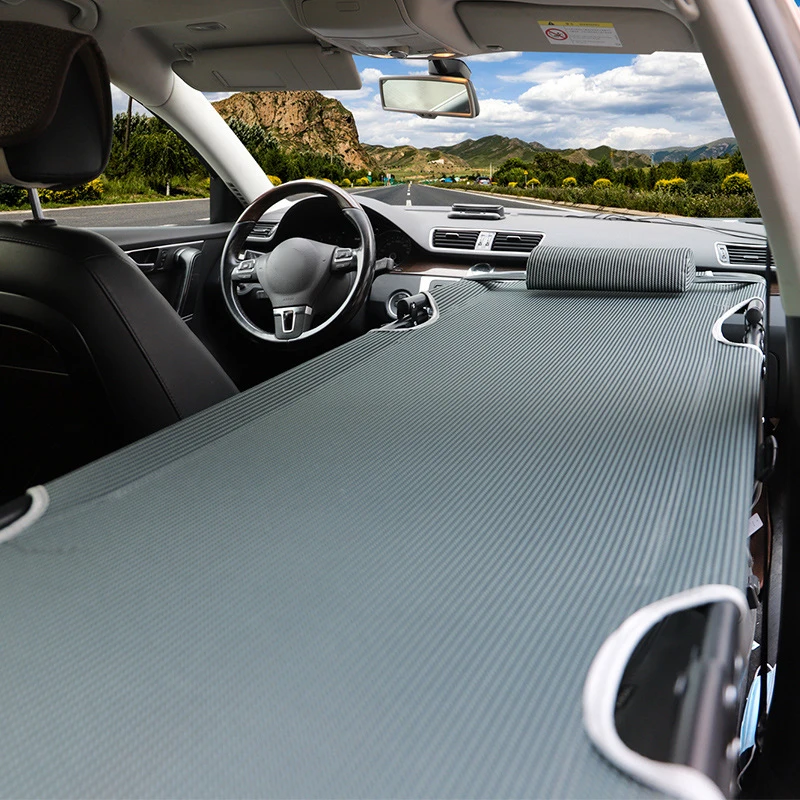 Universal Car Bed Auto Modified Bed Co-pilot Sleeping Camping Portable Folding Car Rear Seat Travel Accessories