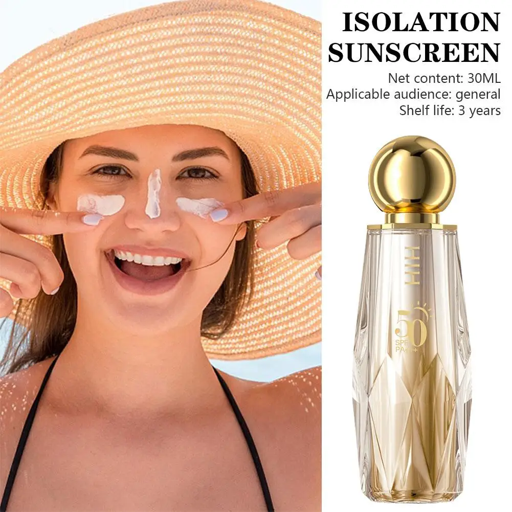 

Isolation Sunscreen Cream SPF50 Long Lasting UV Protector Whitening Moisturizing Protective Sunblock Skin 30ml Cream D0P2