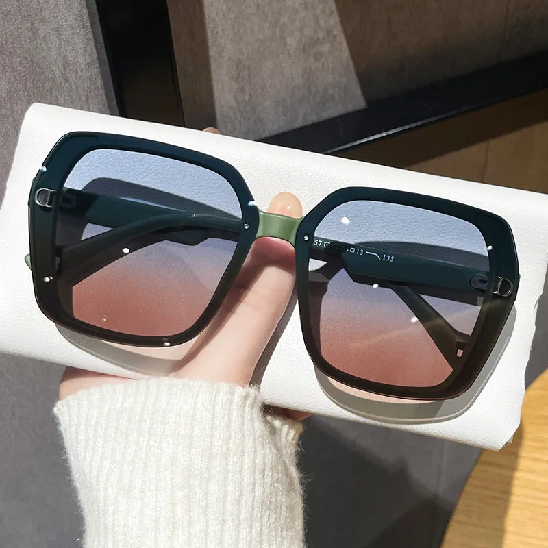 2024 New Oversize Designer Women Sunglasses Luxury Brand Female Sun Glasses Square Unisex Glamour Eyewear UV400 - Image 3
