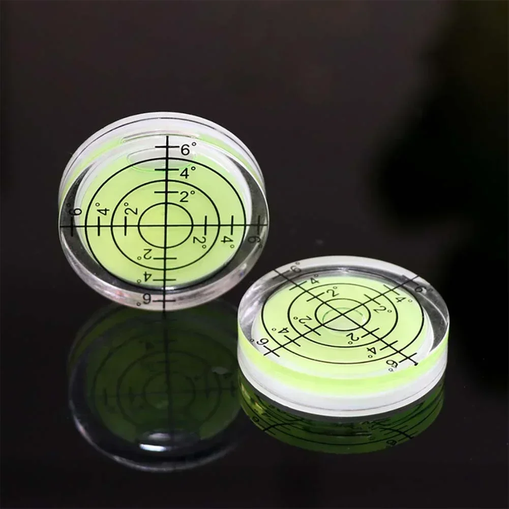 Bubble Level For Measuring Tool 32mm Circular Level Bubble For Measuring Instrument Degree Marked Instruments