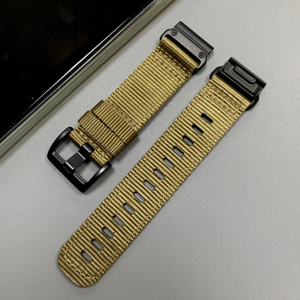 Nylon Braided QuickFit Sports Strap, 22mm/26mm