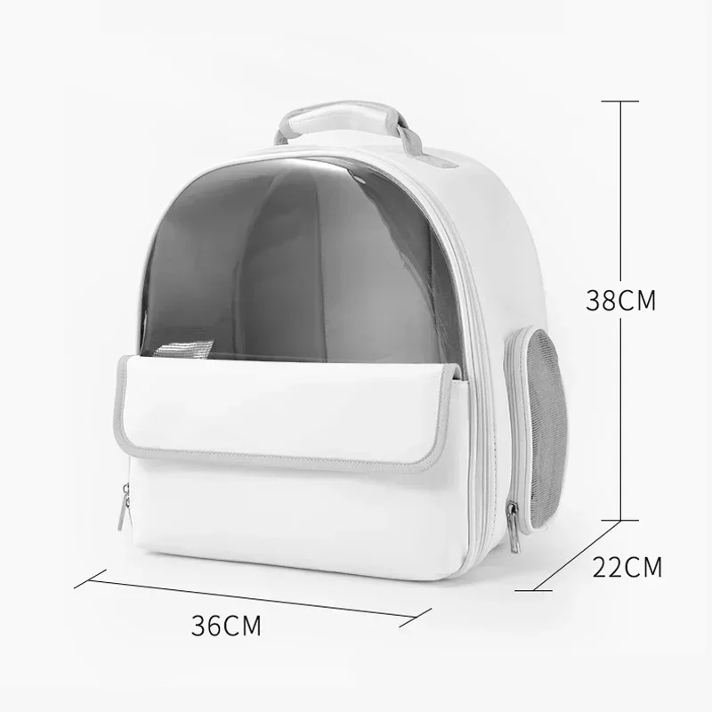 

Handbag Carrying Breathable Cat Pet Transparent Backpack Bag Travel Portable Space Carrier Outing Dogs Kitten Puppy