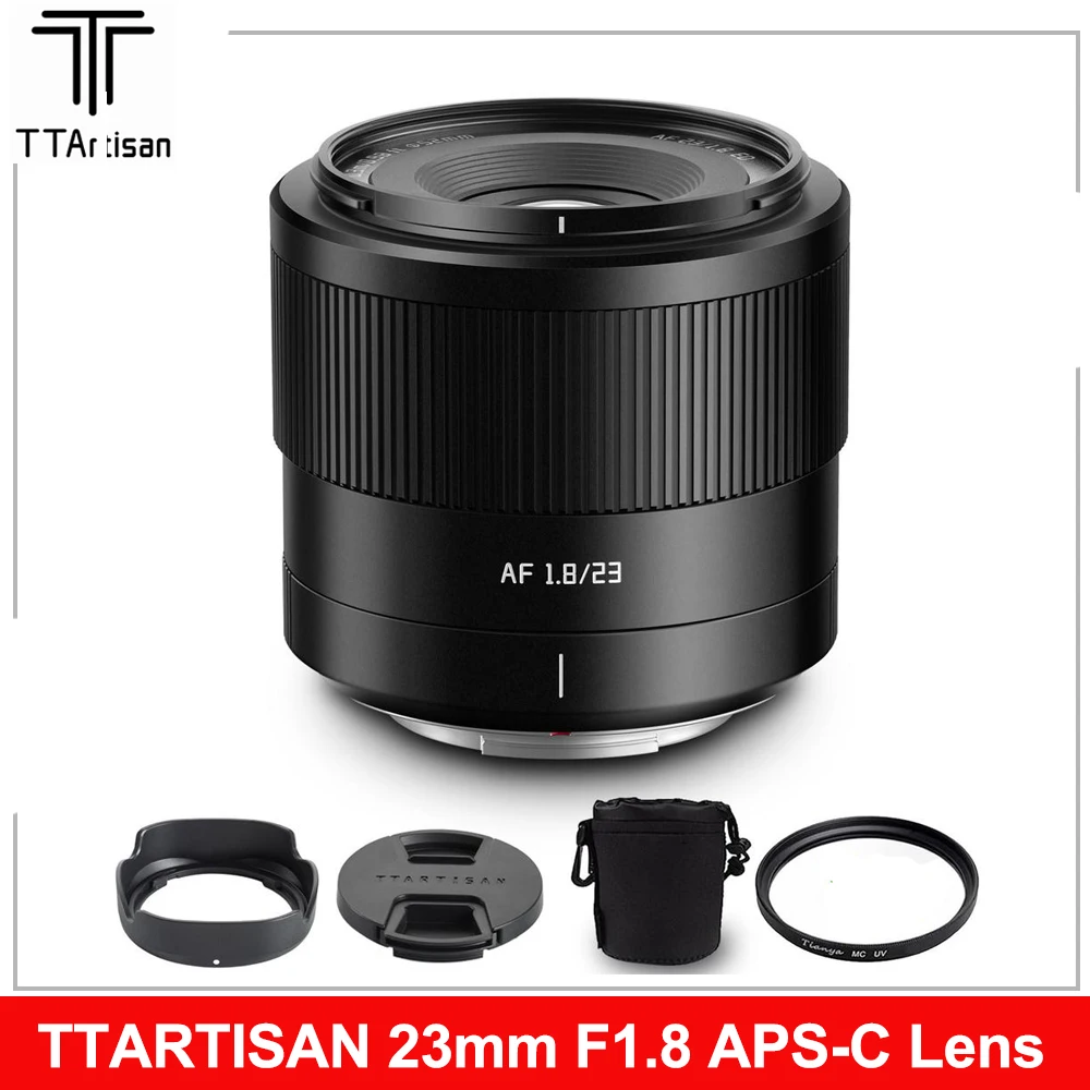 Ttartisanオートフォーカスレンズ、af 23mm、f1.8、APS-C、stm、Fuji x
