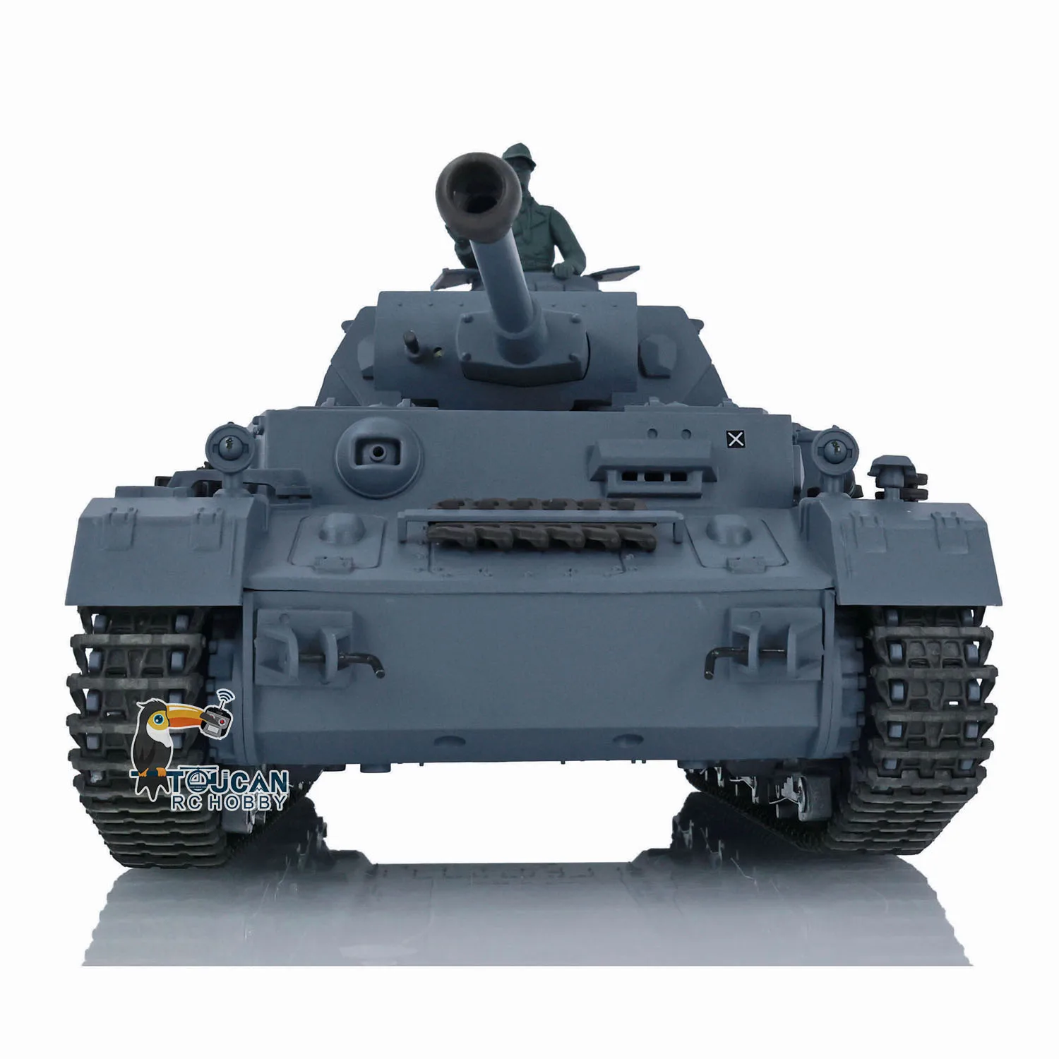 Boys Toys 2.4G HENG LONG 1/16 Scale 7.0 Plastic German Panzer IV F2 RTR RC Tank Ready to Run Panzer Model 3859 TH17395-SMT2 6