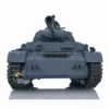 Boys Toys 2.4G HENG LONG 1/16 Scale 7.0 Plastic German Panzer IV F2 RTR RC Tank Ready to Run Panzer Model 3859 TH17395-SMT2 6