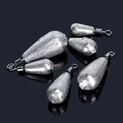 Premium Water Drop - Shaped Fishing Weights - Set of 10 Versatile Sinkers (10g 10 Pcs)