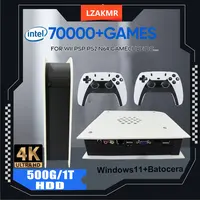 M15 60+Emulators 1T Retro Home Game Console Batocera I3-3110M 70000+Games For Wii PS2 PSP NGC N64 Win11 4G Wireless handle 1