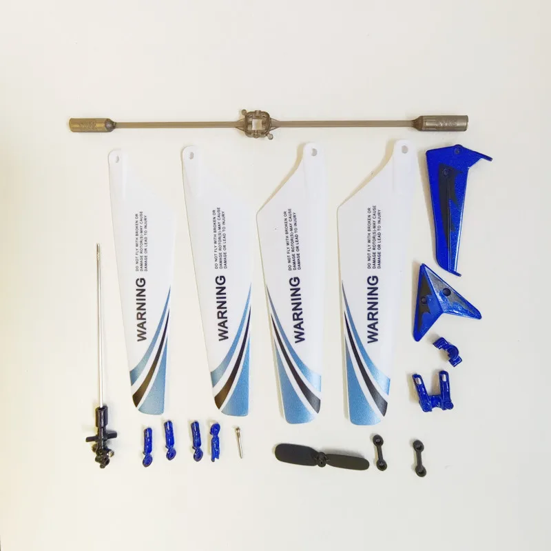 Syma S107G S107 RC Helicopter Spare Parts Main Blades, Tails, Props, Balance Bar, Shaft, Replacement Gear Accessories 6