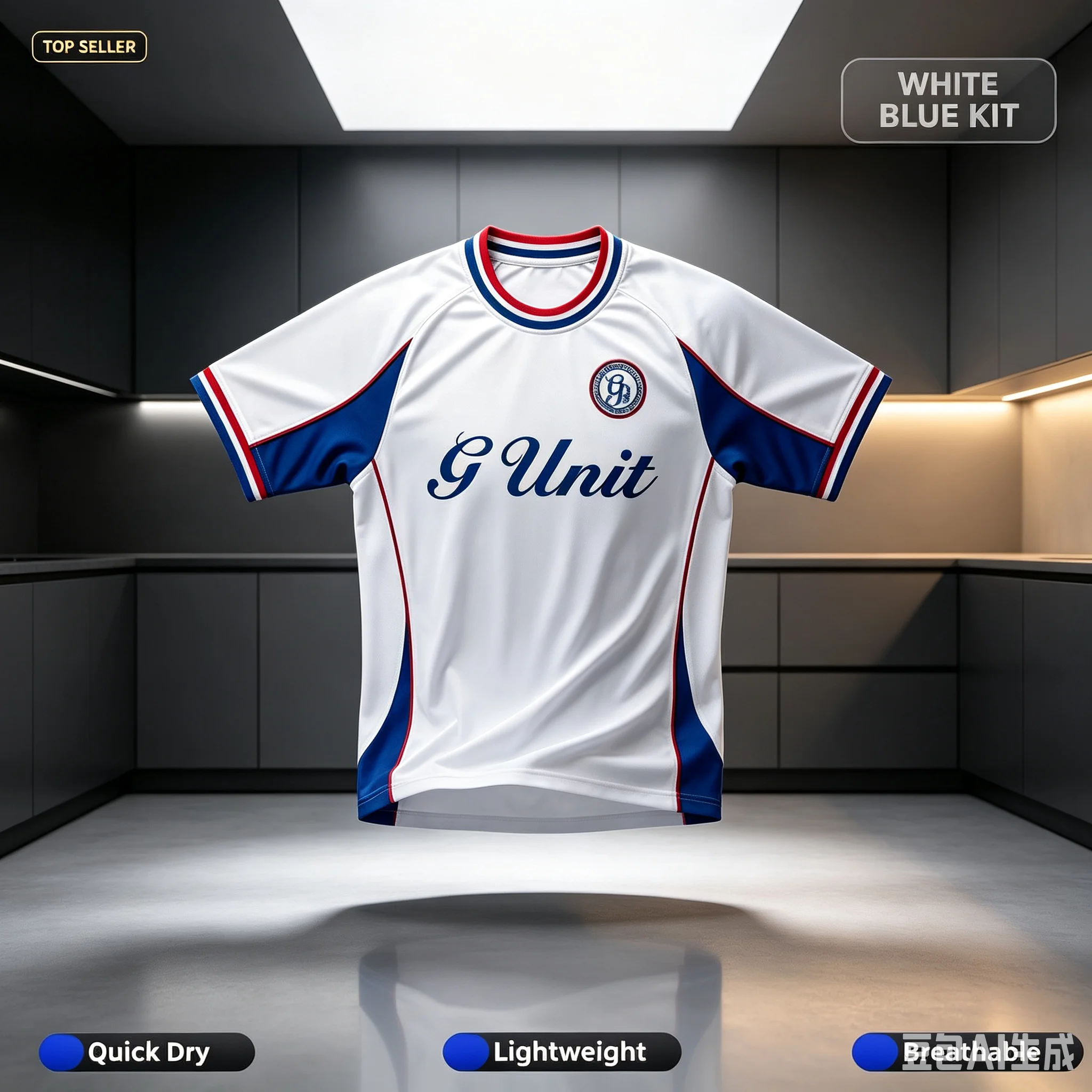 Vintage Retro Cent’s G-UNIT G6 2026 Trikot-Shirt Trendiges Lässiges Schnelltrocknendes Rundhals-Kurzarm-Sport-T-Shirt Eltern-Kind