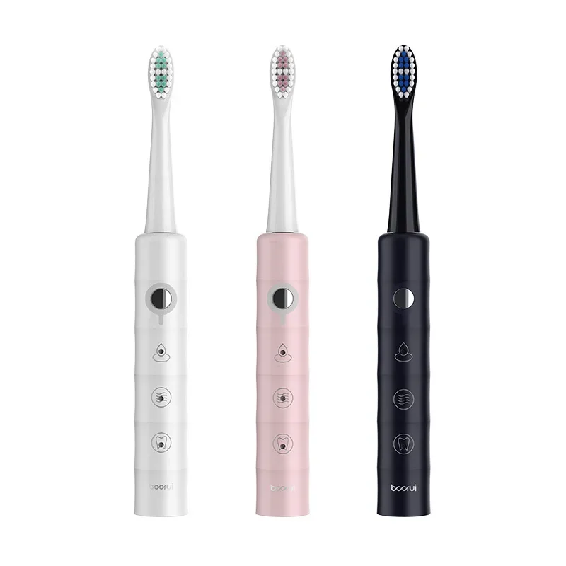 Sonic Electric Toothbrush IPX7 Waterproof Adult Timer Teeth Whitening 6 Mode USB Rechargeable Tooth Brush with Replacement Heads electric toothbrush ultrasonic sonic rechargeable tooth brushes washable electronic whitening teeth brush adult timer brush