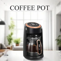 Cafetière transfrontalière en dinde, petite bouilloire à eau chaude résistante aux hautes températures, cafetière, machine à thé en verre, chauffe-lait 1