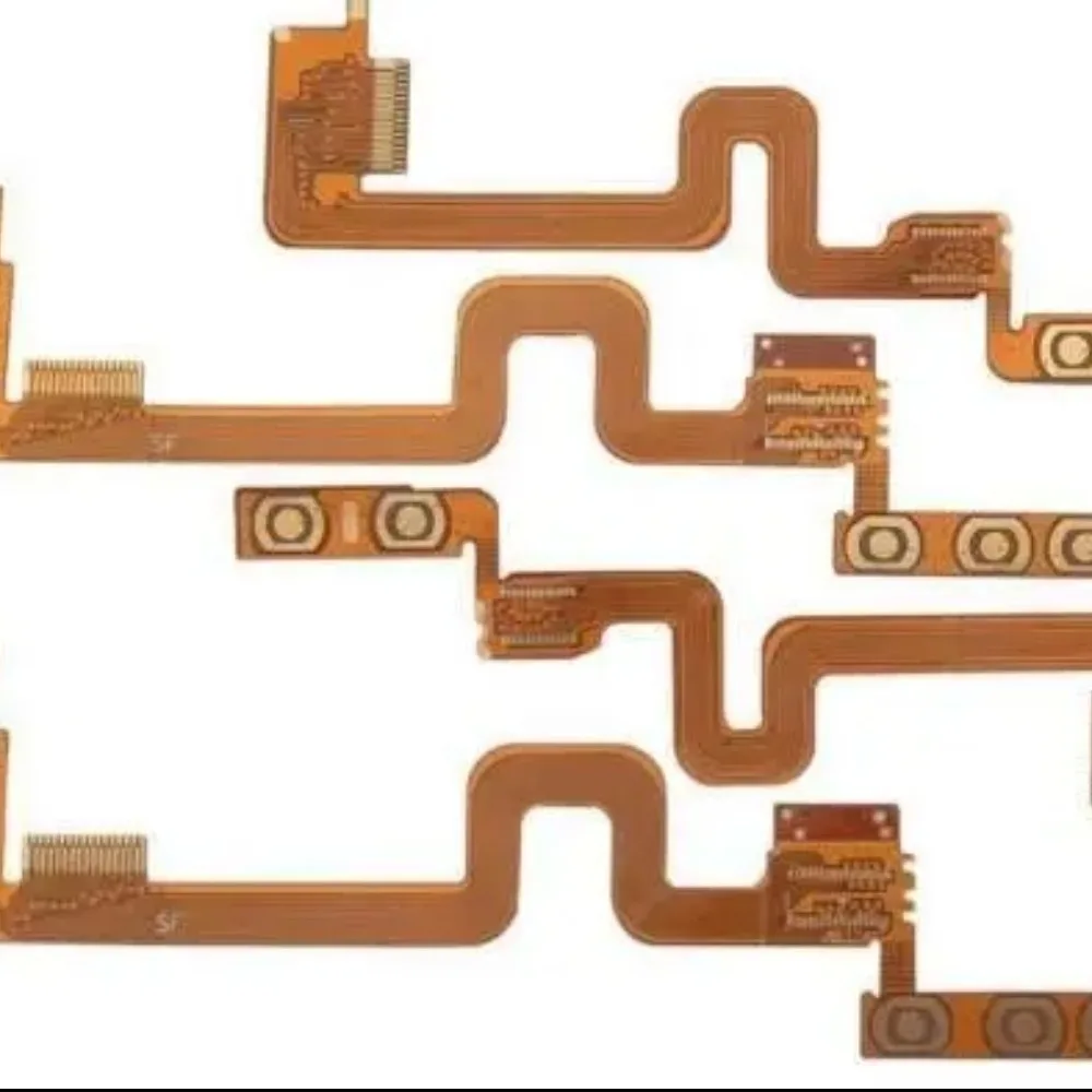Flexible PCBs Electronic Circuit Board Manufacturing Surface insulating film 0.05mm copper 0.035mm reinforce PI polyimide.