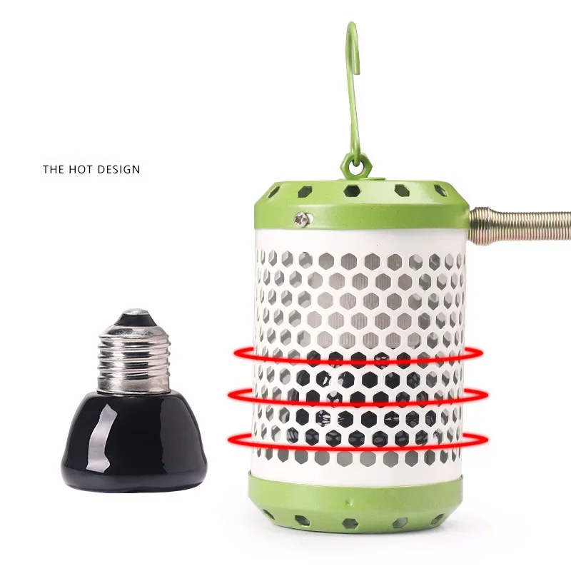 Pet Parrot Heat Preservation Lamp Ceramic Heating Lamp Anti-bite Anti-scalding Reptile Warm Lights Accessories Bird Supplies