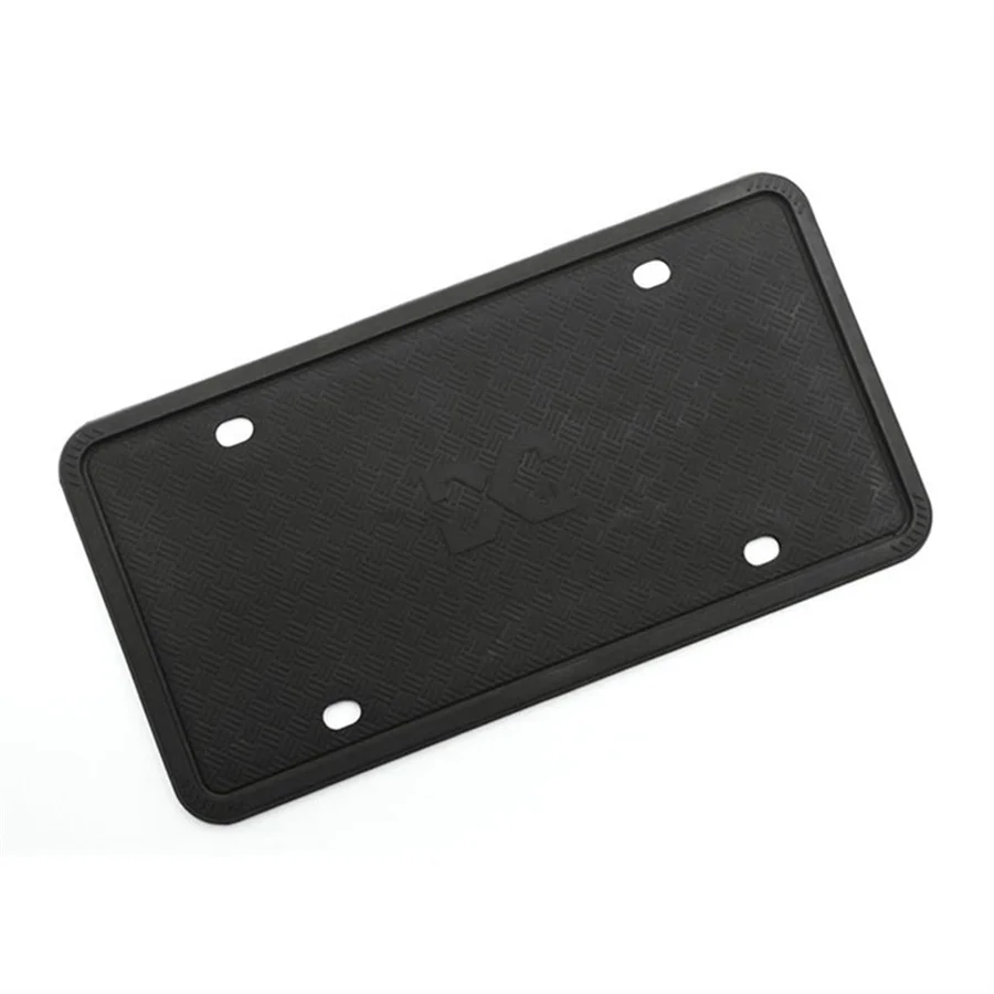 License Plate Frame XCLPF Silicone License Plate Frame Covers 1 Pack Front or Back Car Plate Bracket Holders