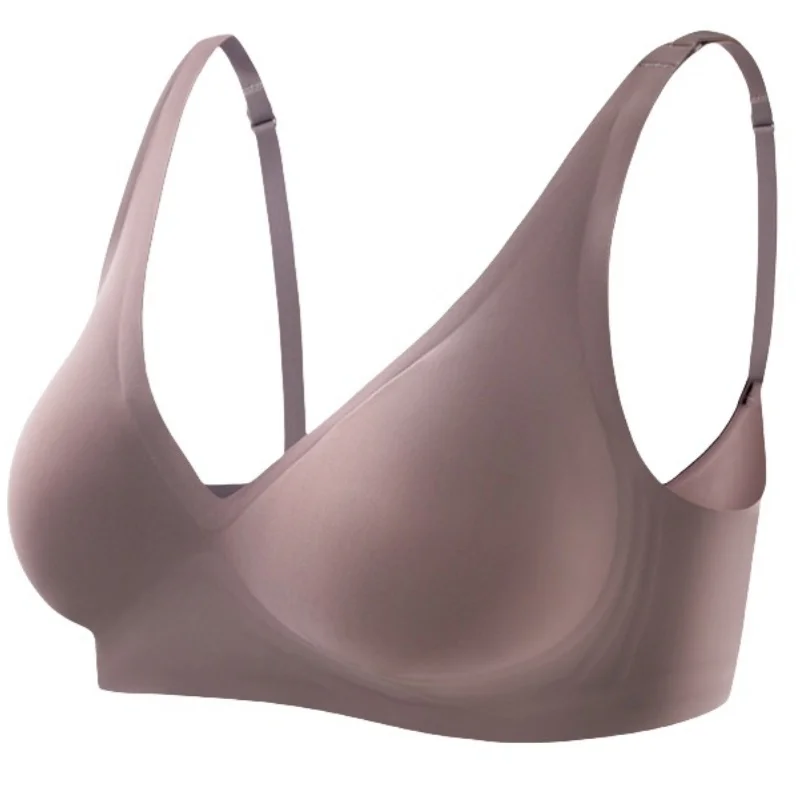 Push-Up Seamless Bras For Women Non-wire Brassiere V-neck Bralette Removable Pads Sports No Trace Underwear Sexy Lingerie S-3XL 6